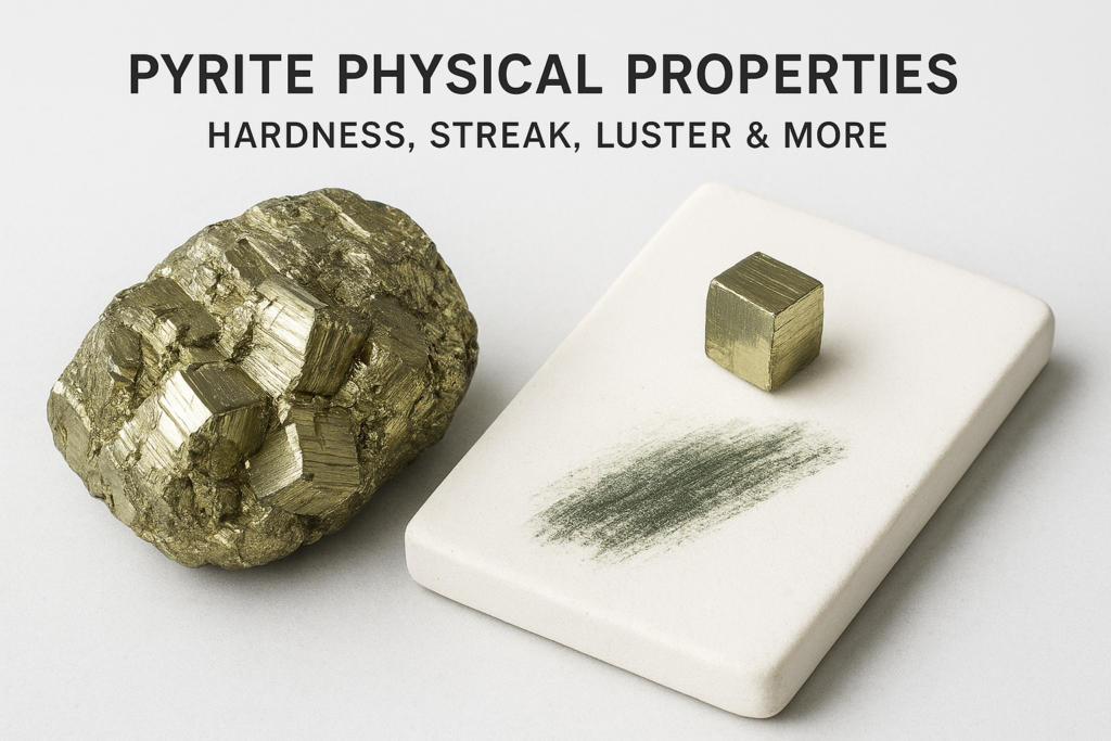 Pyrite Physical Properties: Hardness, Streak, Luster & More