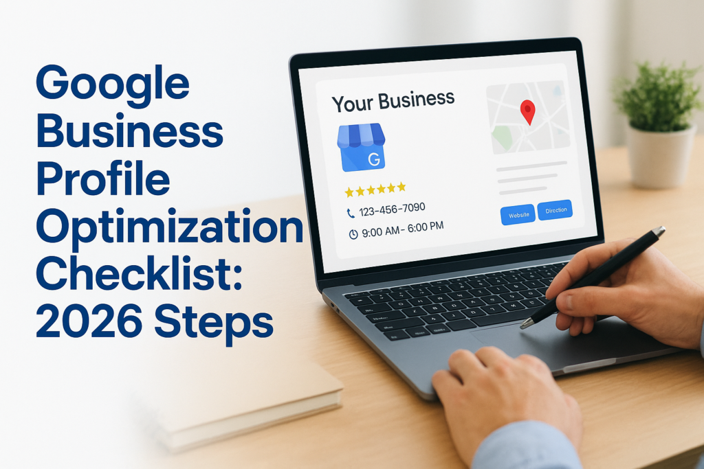 Google Business Profile Optimization Checklist: 2026 Steps