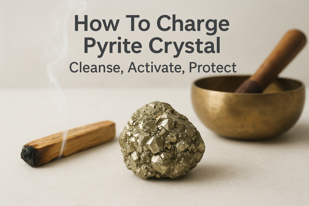 How To Charge Pyrite Crystal: Cleanse, Activate, Protect