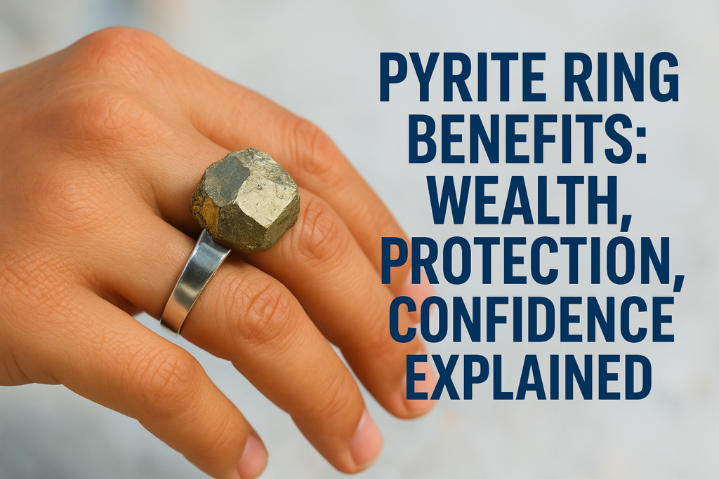 Pyrite Ring Benefits: Wealth, Protection Confidence Explained