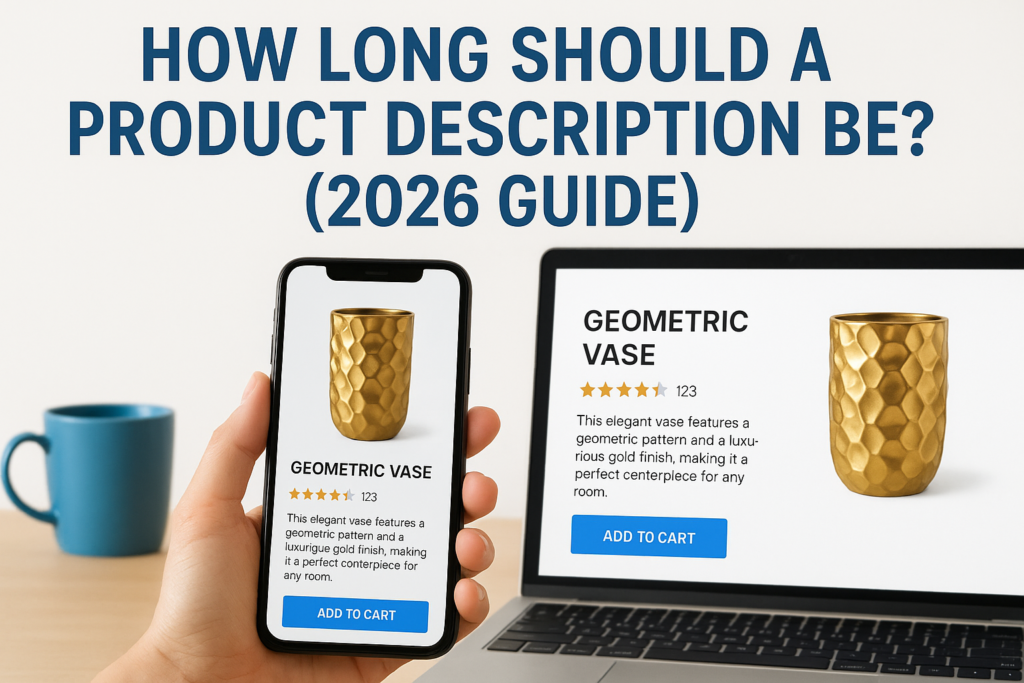 How Long Should A Product Description Be? (2026 Guide)