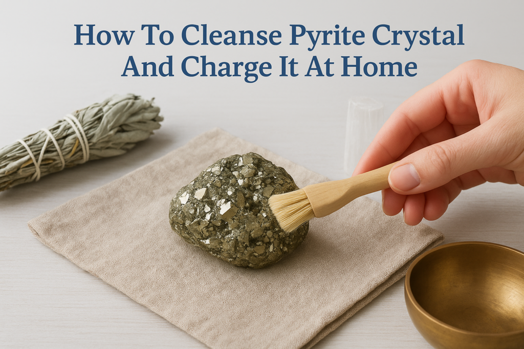 How To Cleanse Pyrite Crystal And Charge It At Home